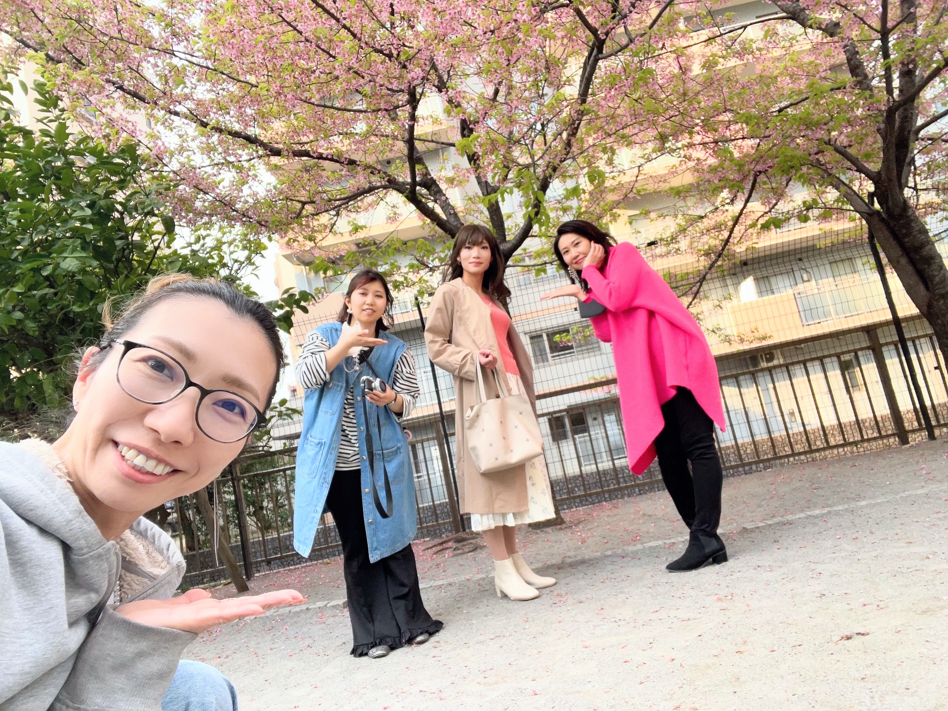 桜とリリジョ(女装)ちゃん♡ 桜とリリジョ(女装)ちゃん♡