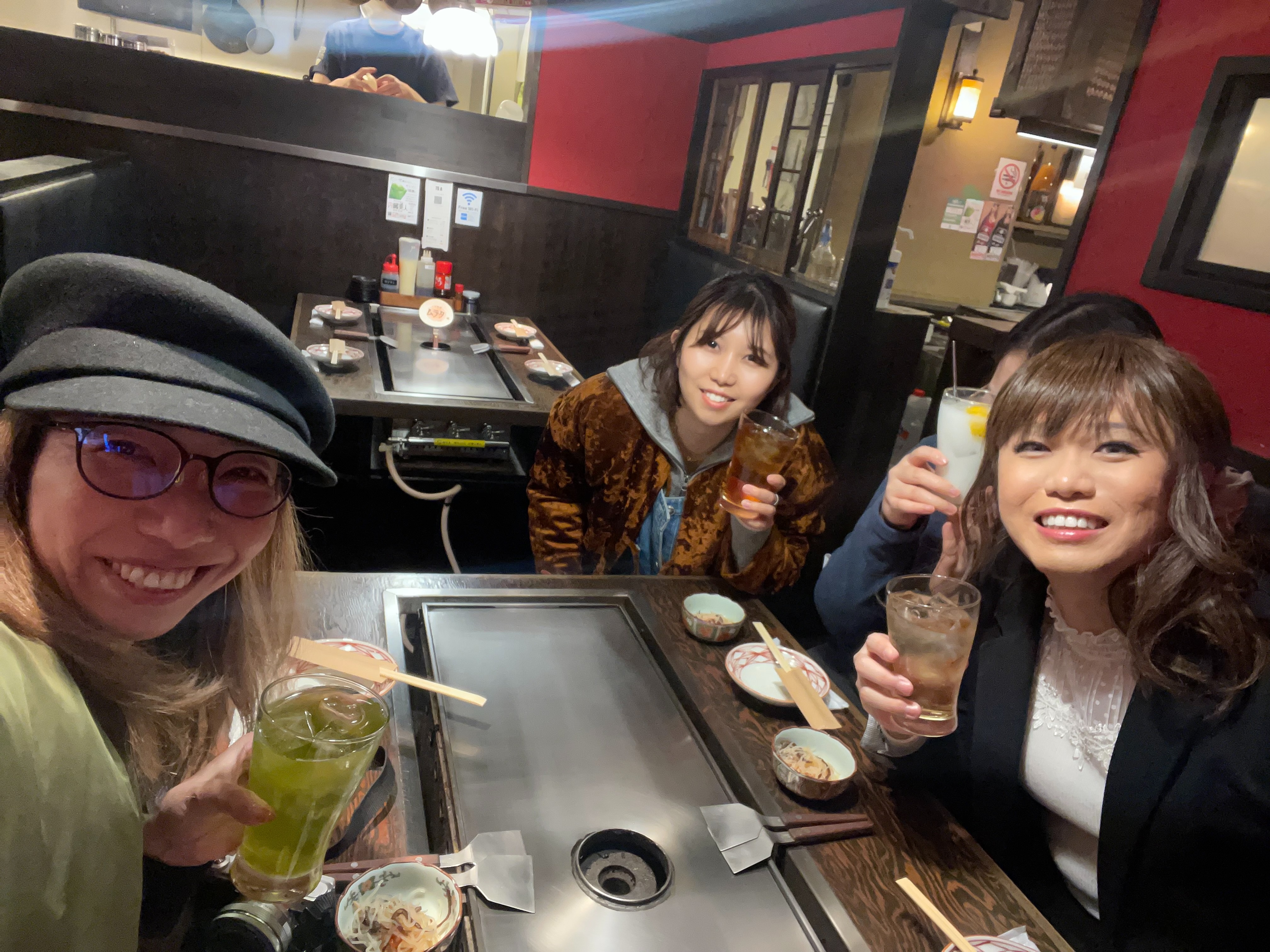 ご夫婦の大好きなお好み焼き♡