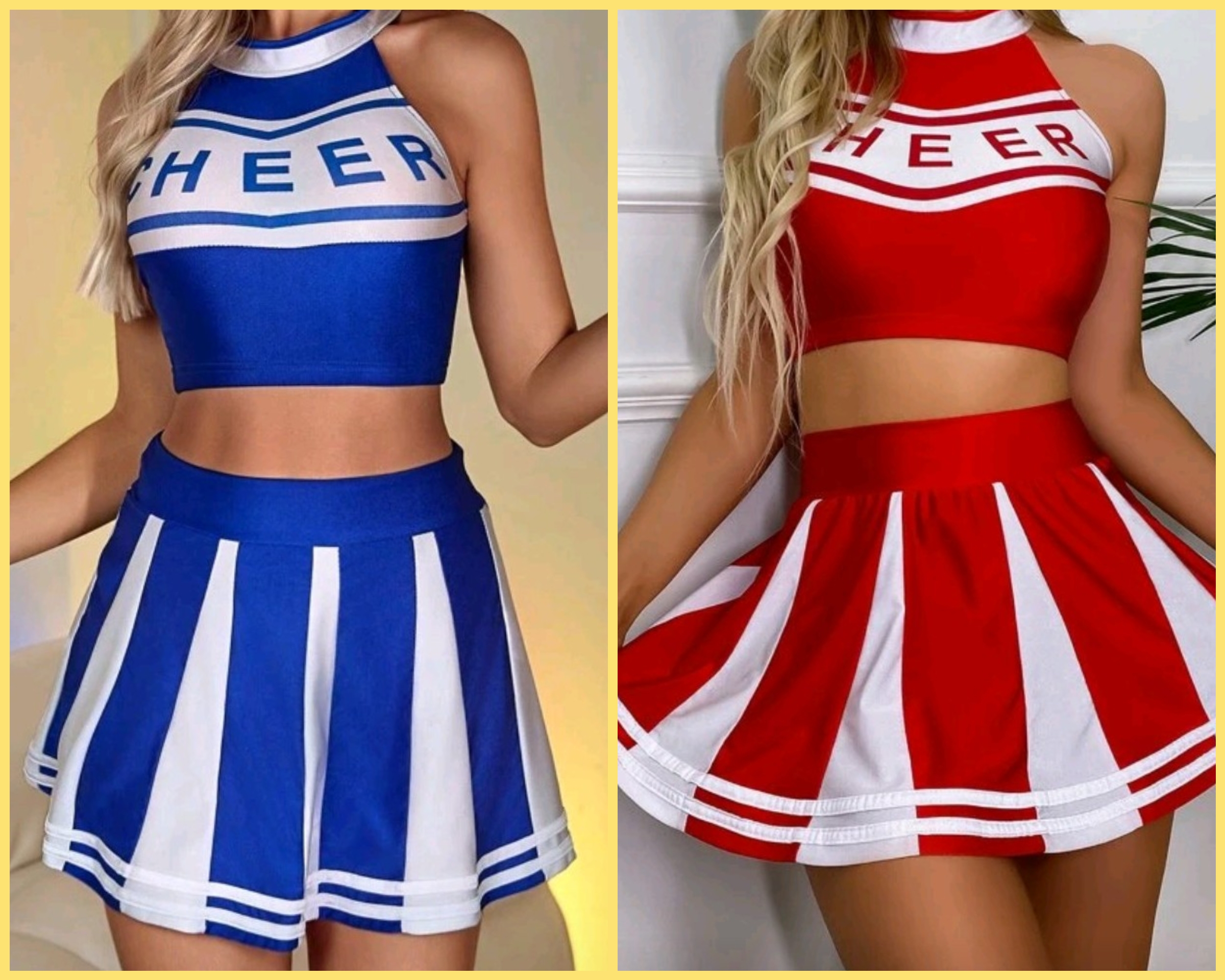 セパレートタイプのチア衣装 セパレートタイプのチア衣装