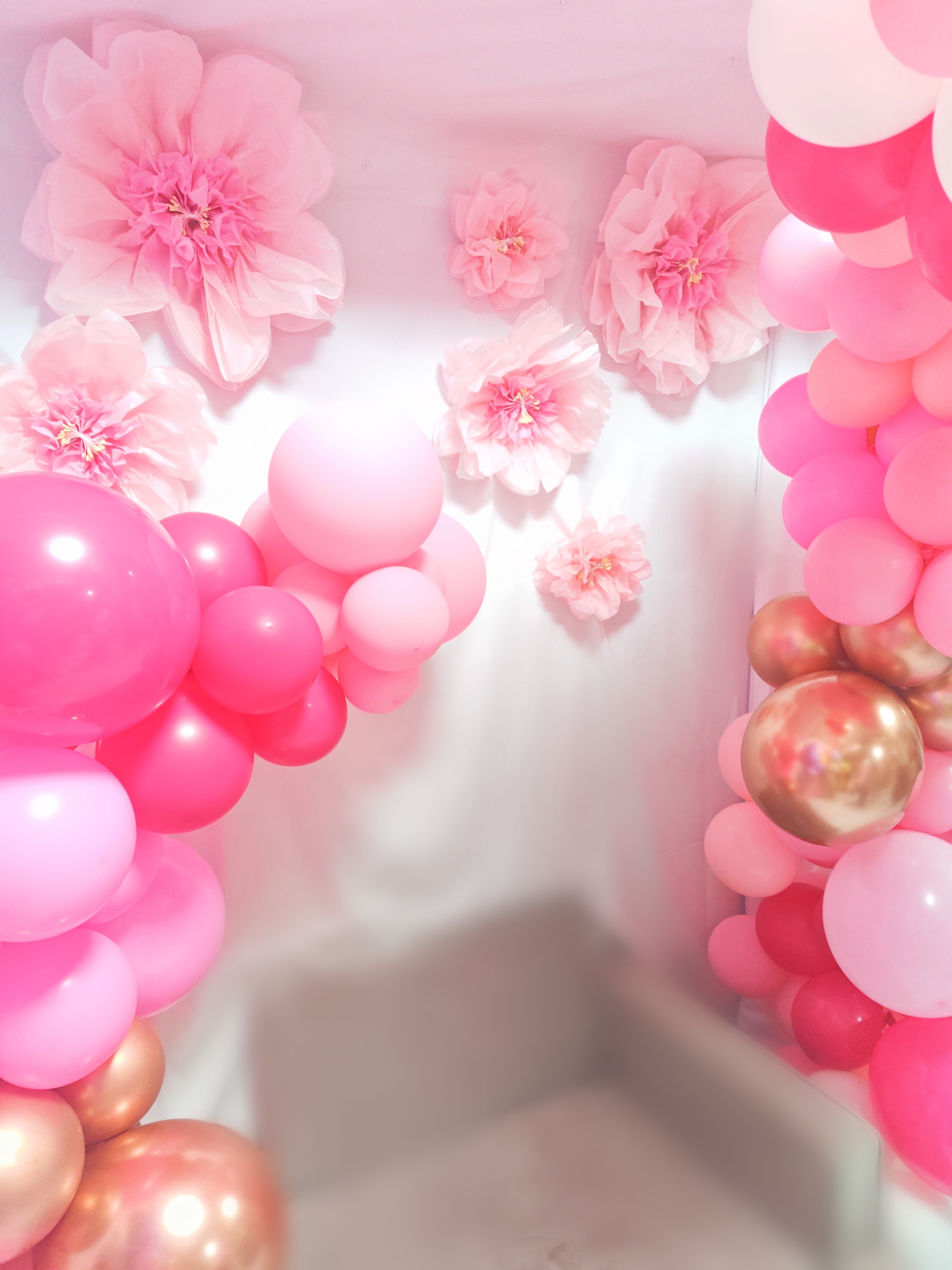 バルーン&桜の撮影ブース♡