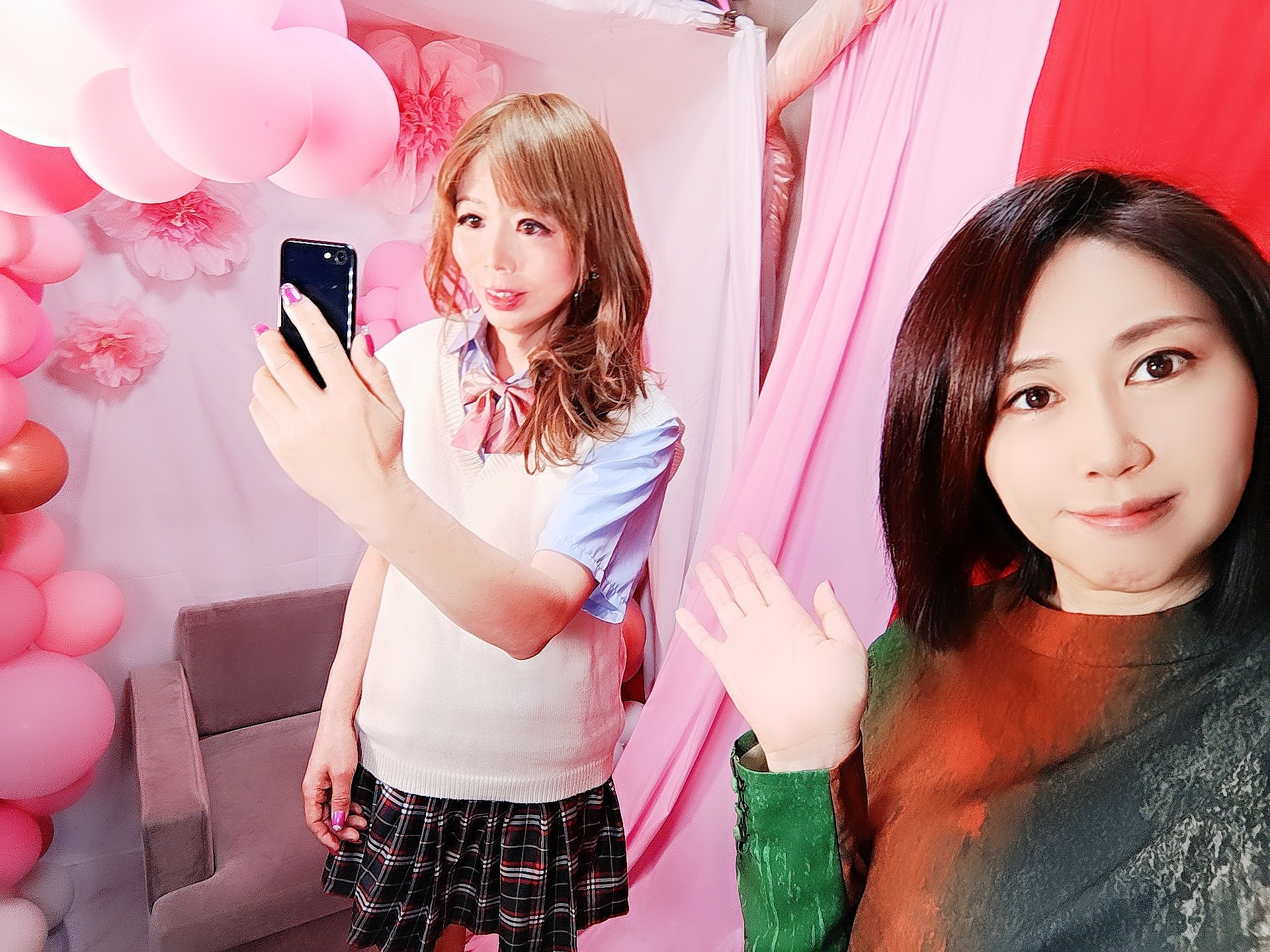 60代半ばの女装さんギャルJK♡